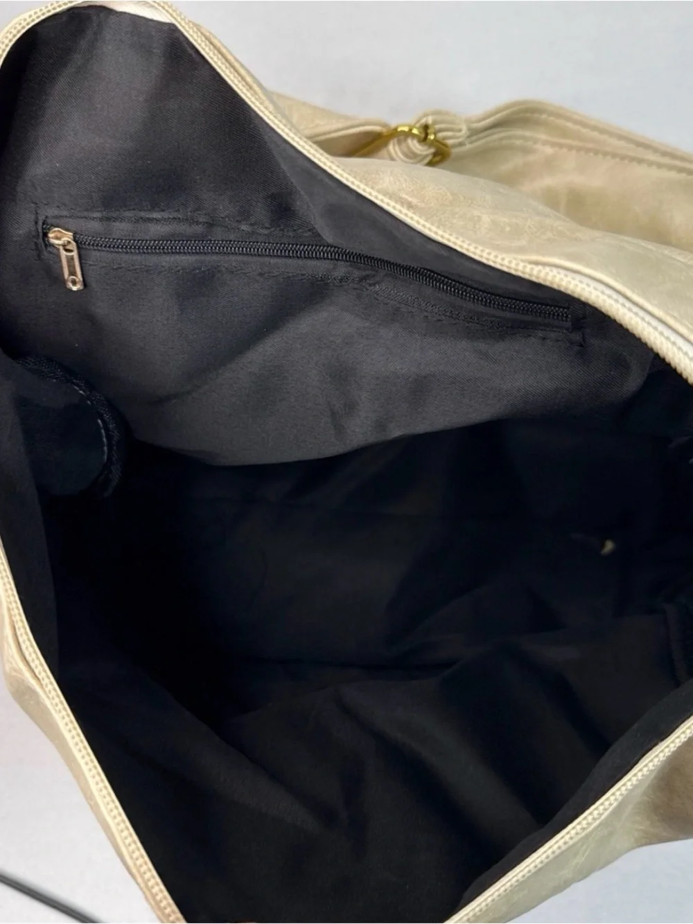 Neutral Tan Weekender Bag